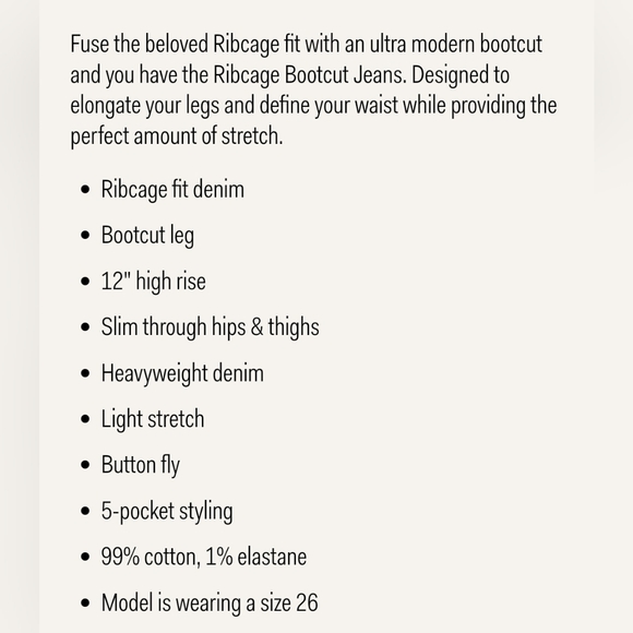 NWOT Levi's Ribcage Bootcut 24w High Rise Black Jeans - Picture 5 of 5